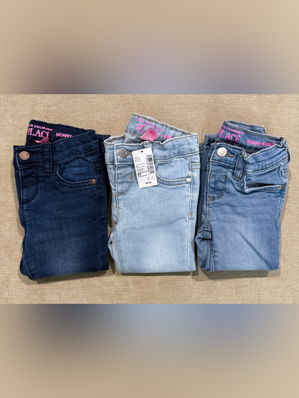 Lot of 3 - The Children's Place Toddler Jeans 2T